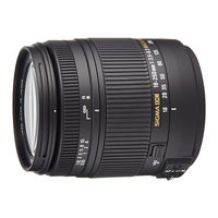 Sigma 18-250mm F3.5-6.3 DC OS HSM User Manual
