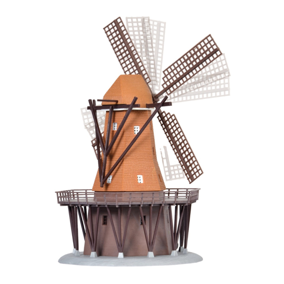 Viessmann kibri N Windmill with motor functional kit Mounting Instruction