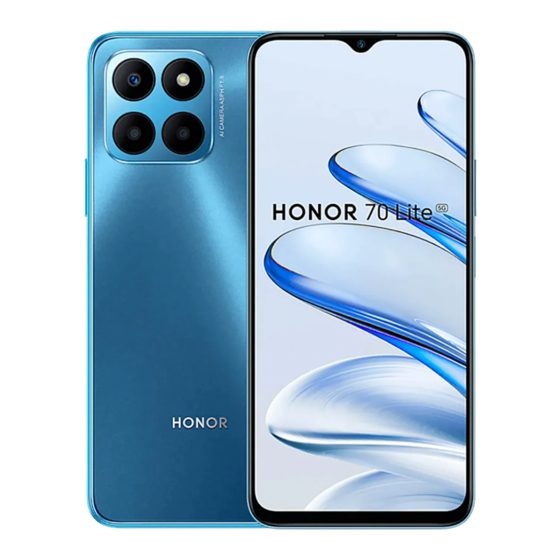 honor 70 LITE 5G Quick Start Manual