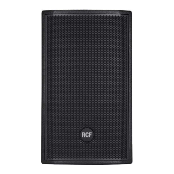 RCF NX M12-A Owner's Manual