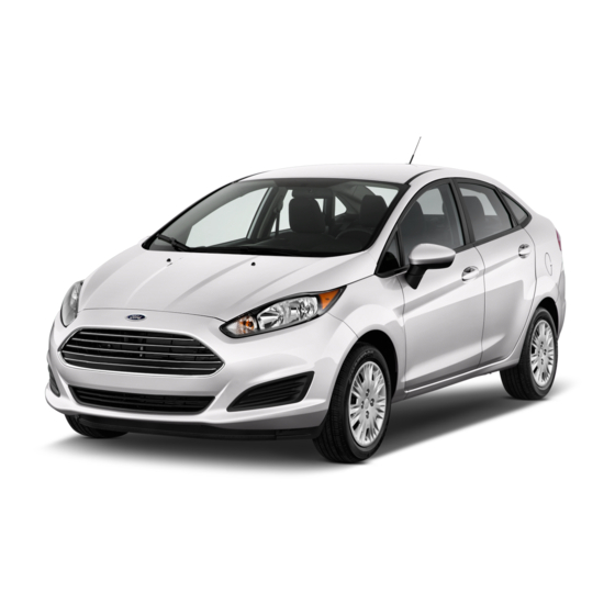 Ford 2015 Fiesta Owner's Manual