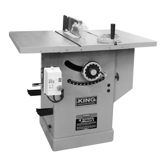 King Industrial KC-10FX Service Manual