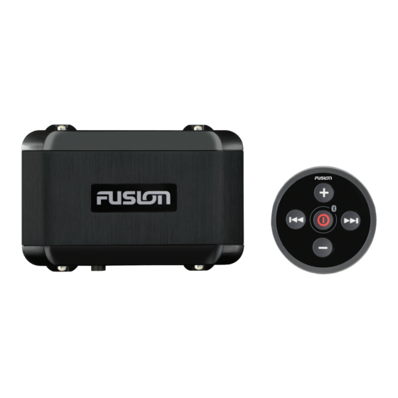 Fusion MS-BB100 black box Owner's Manual