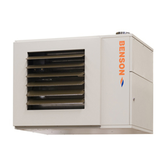 BENSON 30 Installation And Operating Manual