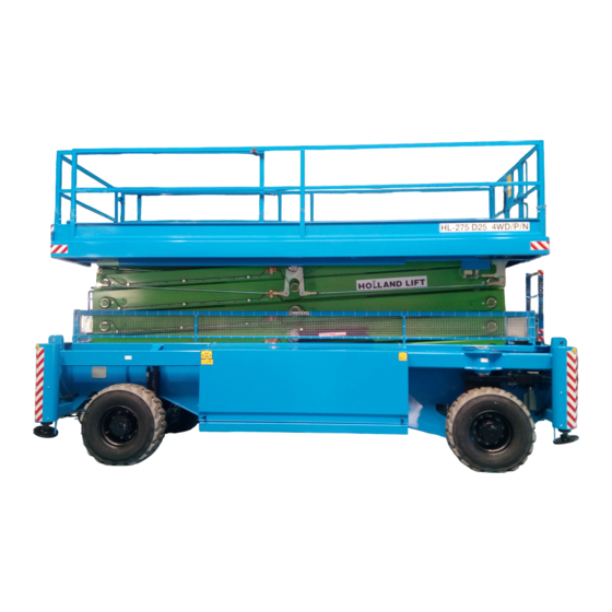 HOLLAND LIFT B-195DL25 4WD/P/N User Manual