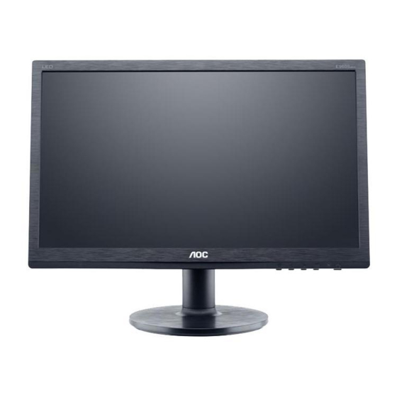 AOC E960SWDA Service Manual
