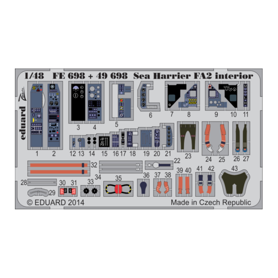 Eduard Zoom FE698 Instructions