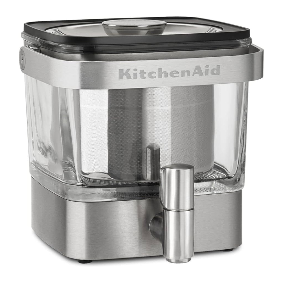 KitchenAid KCM4212SX - 28 oz Cold Brew Coffee Maker Manual