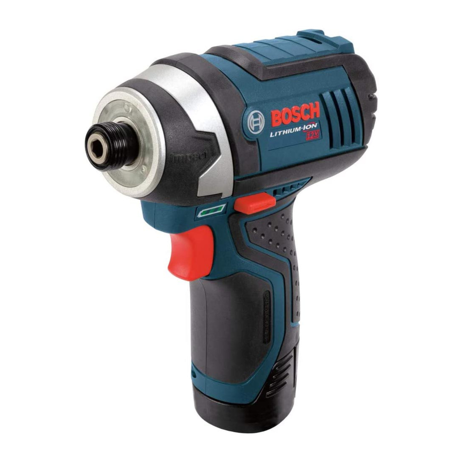 Bosch PS41 - Drill Manual