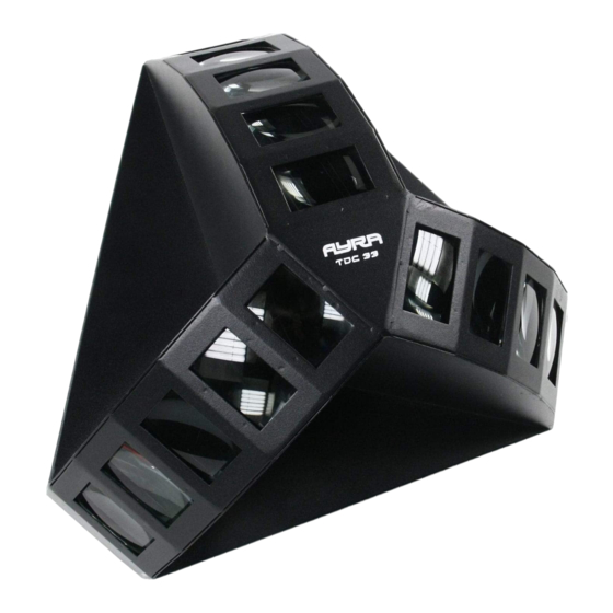 Ayra TDC 33 User Manual