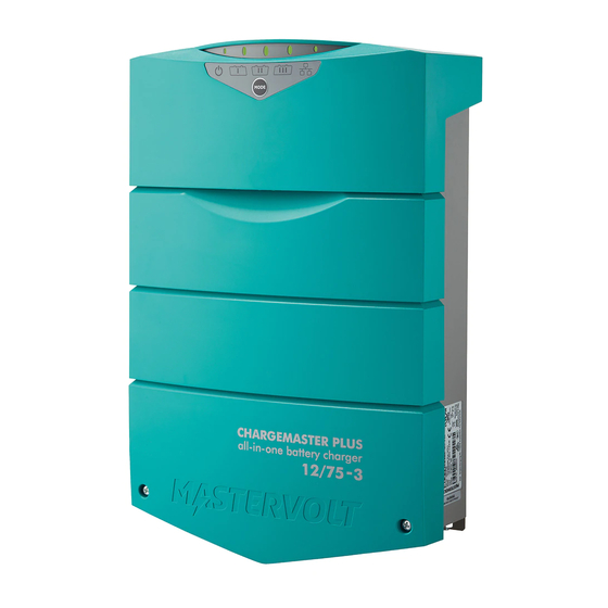 Mastervolt chargemaster plus 12/75-3 User Manual