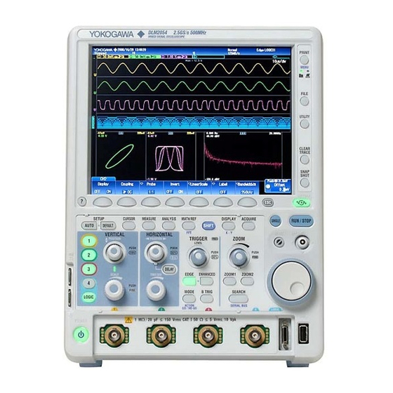 YOKOGAWA DLM2000 Series User Manual