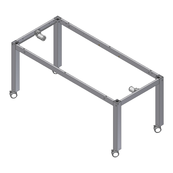 User Manuals: Ropox 4SingleElectric Adjustable Table