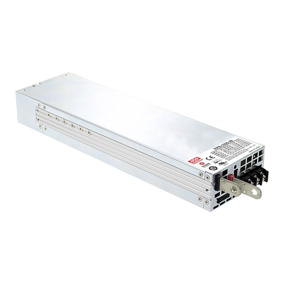 Mean Well RPB-1600 Series Instruction Manual