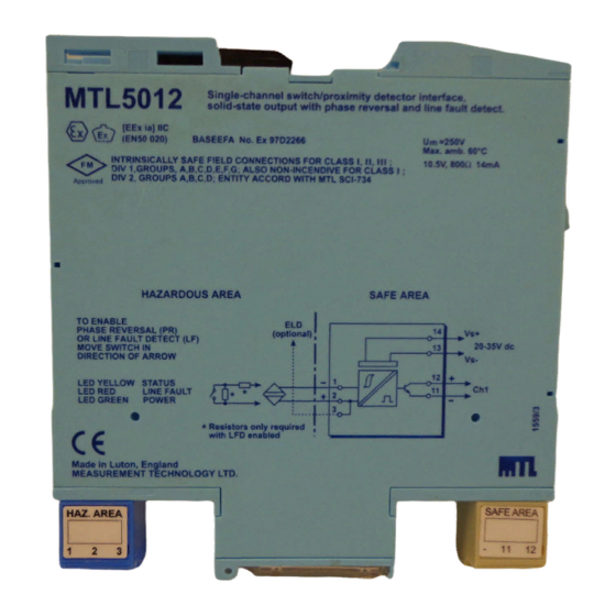MTL MTL5000 Series Manuals