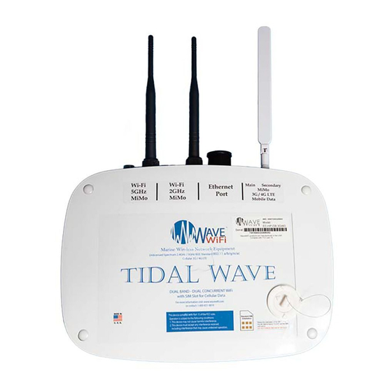 Wave wifi TIDAL WAVE Quick Start Manual