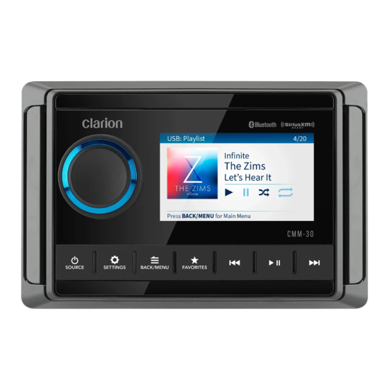Clarion CMM-30 Owner's Manual