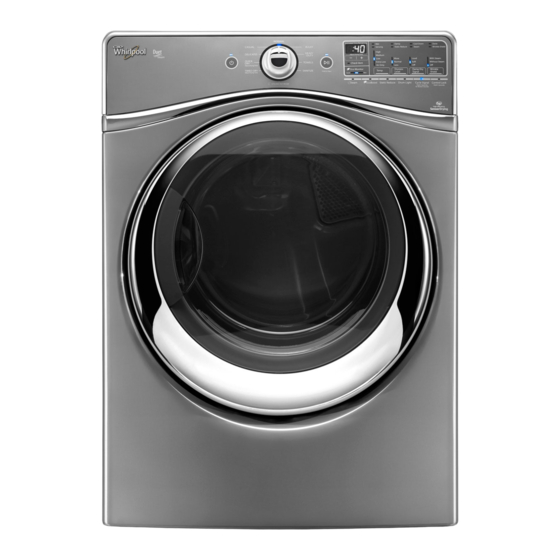 Whirlpool WED96HEAW Installation Instructions Manual