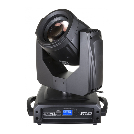 Briteq BTX 5R BEAM Operation Manual