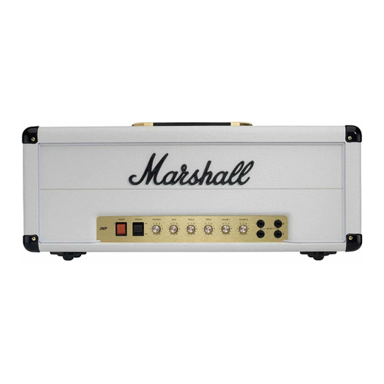 Marshall Amplification 1959RR Owner's Manual