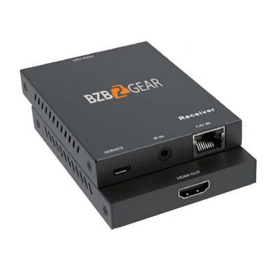 User Manuals: BZB Gear BZB-EXH-50 4K HDMI Extender