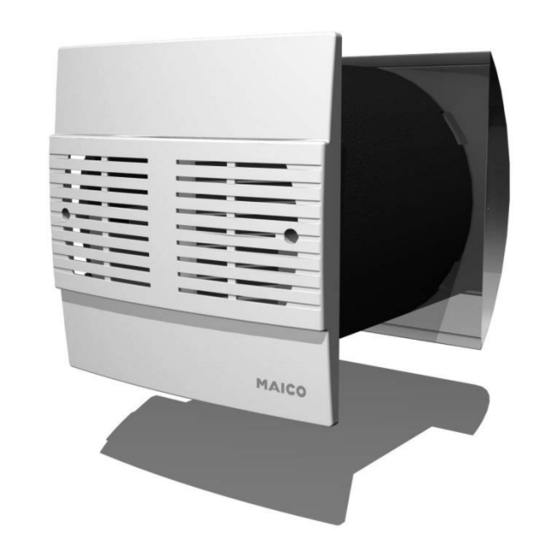 Maico WRG 35 Mounting And Operating Instructions