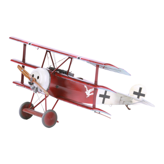 Eduard Fokker Dr.I Quick Start Manual