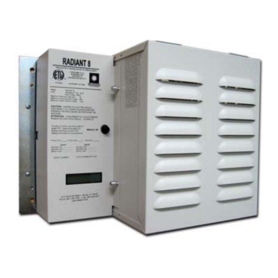 HEATIZON SYSTEMS CBX6 Control Unit Manuals