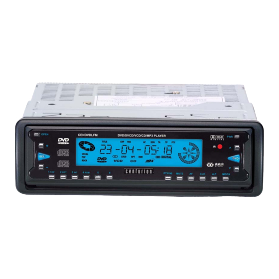 Centurion CENDVDLFM Installation Manual