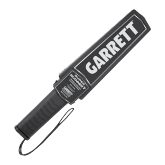 Garett SUPER SCANNER V User Manual