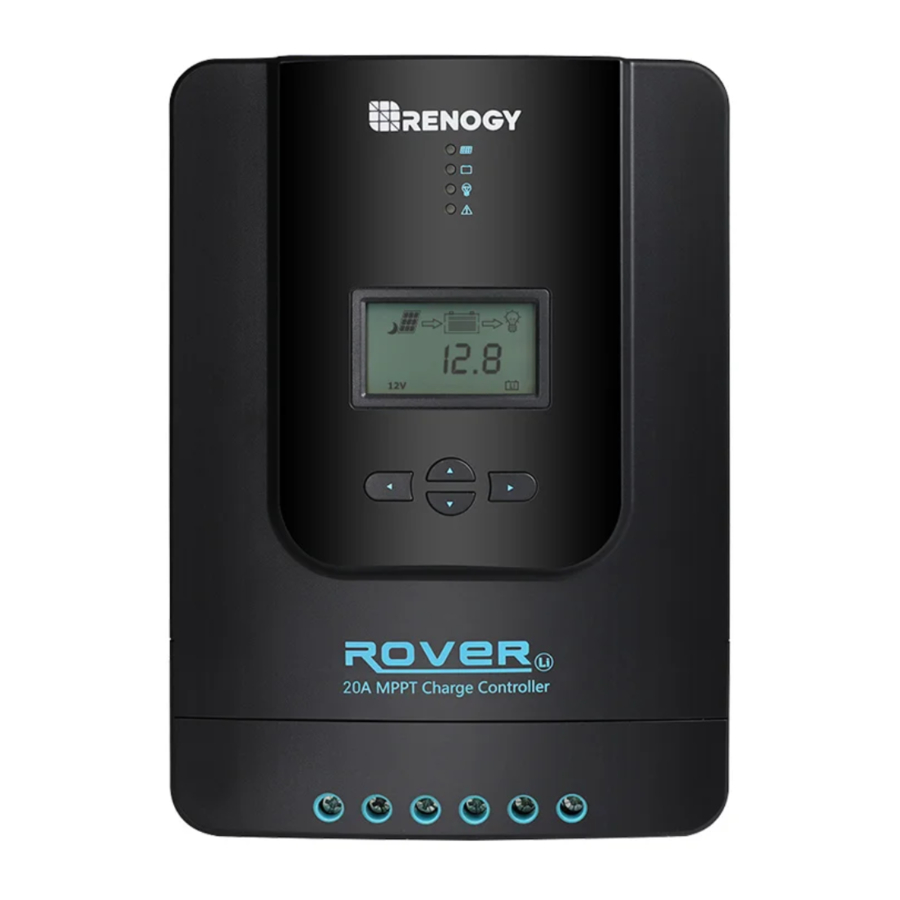 Renogy Rover Series 20A/30A/40A - Controller Manual