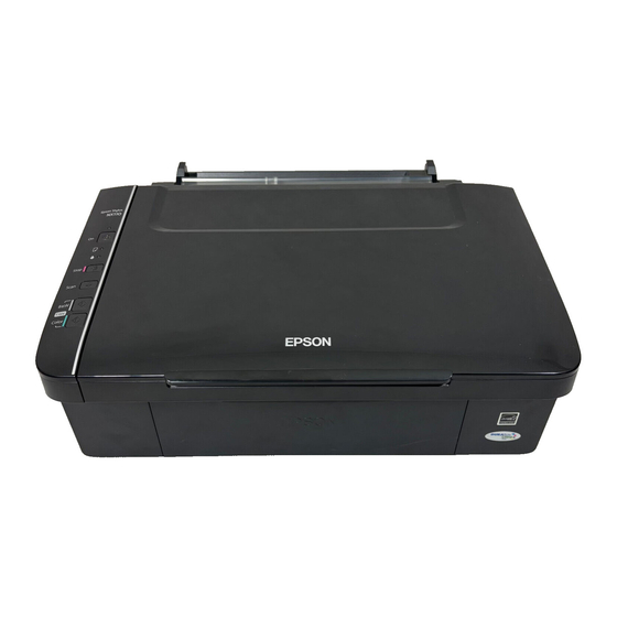 Epson NX110 - Stylus Color Inkjet Notices And Warranty