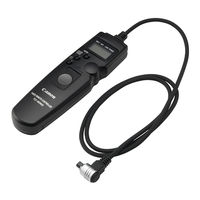 Canon TIMER REMOTE CONTROLLER TC-80N3 User Manual