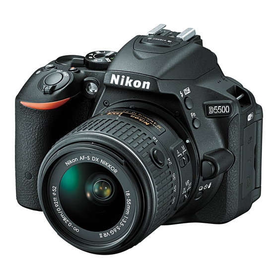 Nikon D5500 Reference Manual