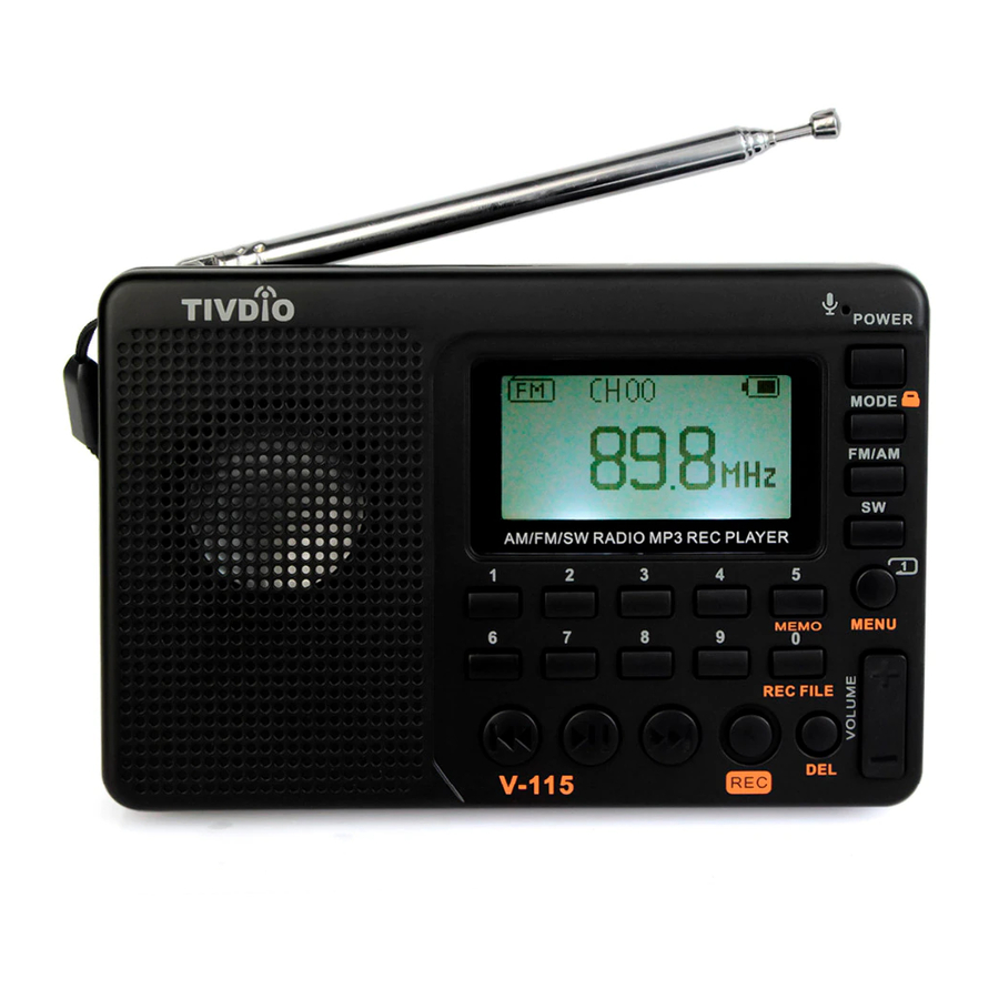 Tivdio V-115 Manual