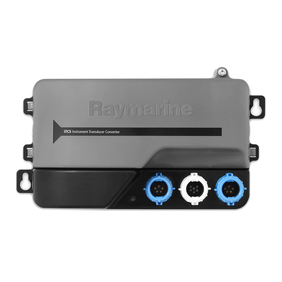 Raymarine iTC-5 Manuals