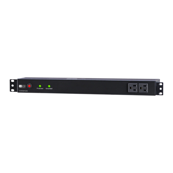 User Manuals: wbox 3600J Mount Surge Protector