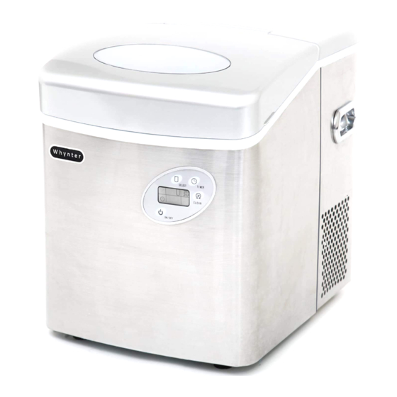 Whynter ICM-490SS Instruction Manual