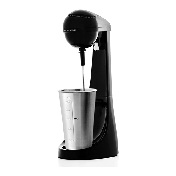 User Manuals: Ovente MS2070 Series Milkshake Maker