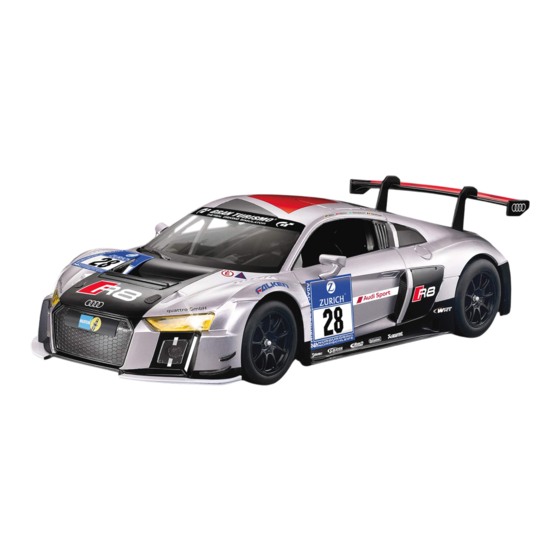 Jamara Audi R8 LMS Performance Instructions Manual