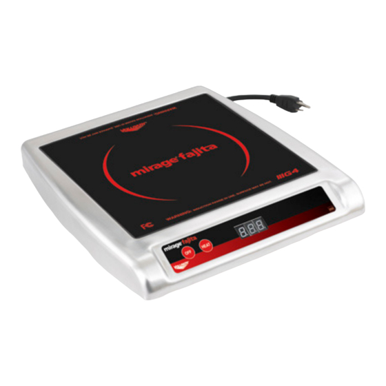 Vollrath mirage fajita 59500F Operator's Manual