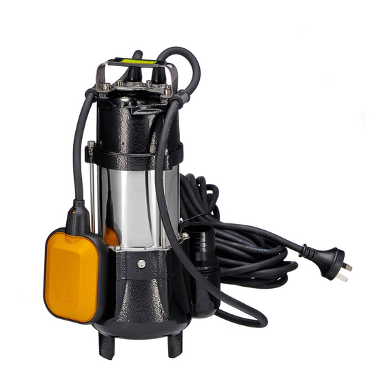VADA SUMP PUMP V150 Installation Manual