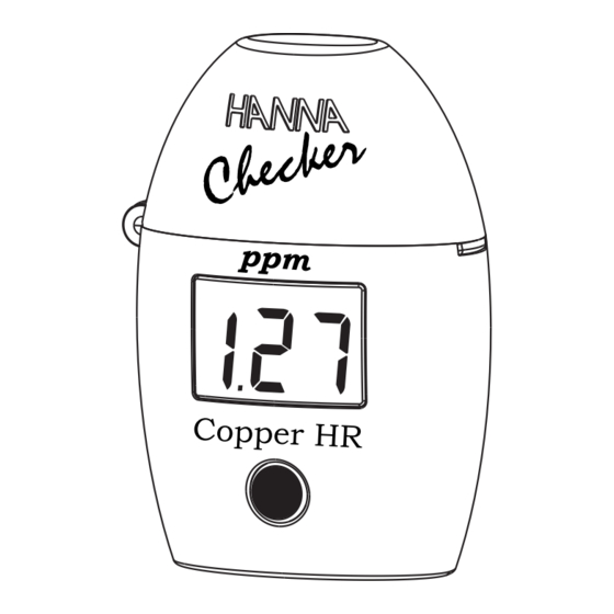 Hanna Instruments HI 702 Instructions