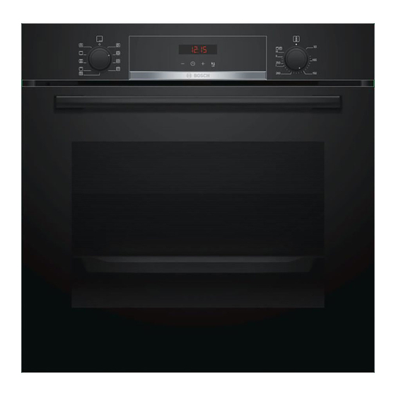 Bosch HBA573B 0 Series User Manual And Installation Instructions