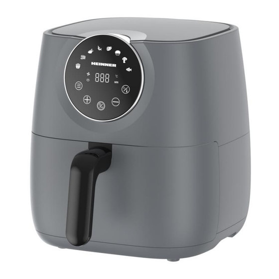Heinner SmartFry HAF-B6GREY1700 Manuals