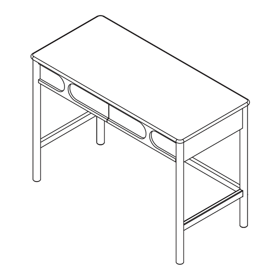 Crate&Barrel Wes Desk Manual