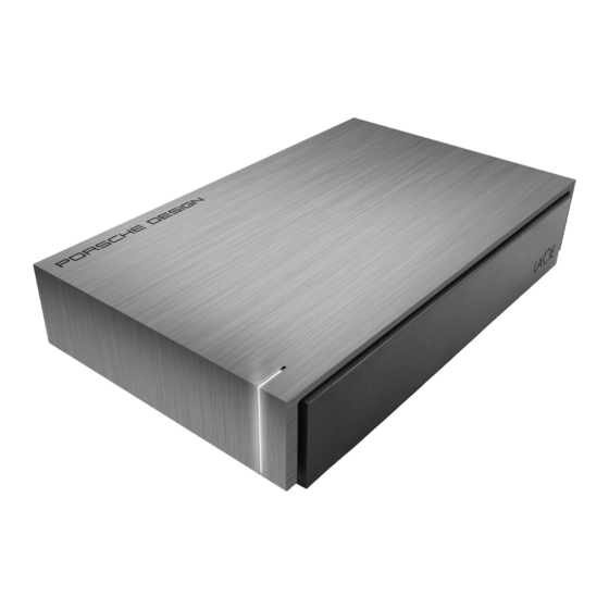 LaCie Porsche Design P 9230 Quick Install Manual
