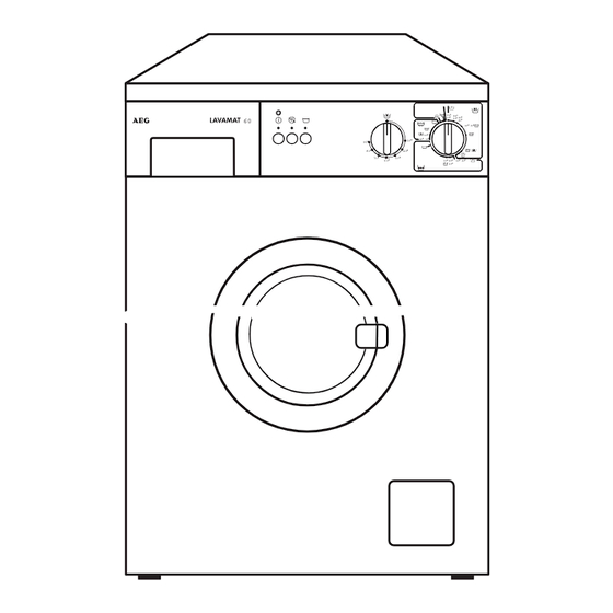 AEG LAVAMAT 60 Manuals