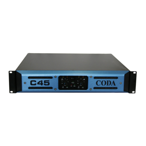 Coda C45 User Manual