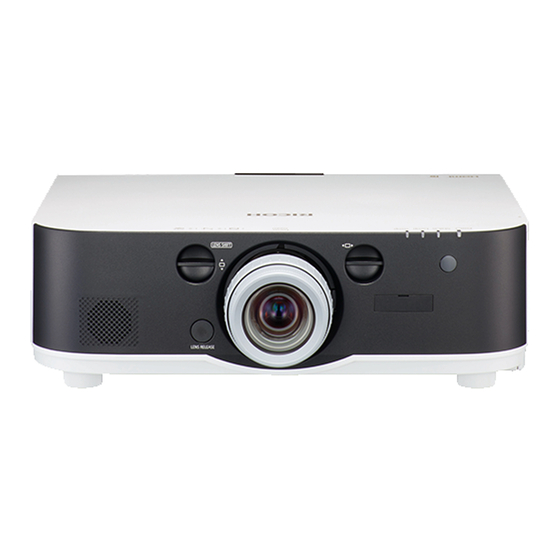 Ricoh PJ X6180N User Manual
